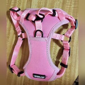 London Fog Pet Pink Reflective No-Pull Mesh Dog Harness Size S Nwot Logo